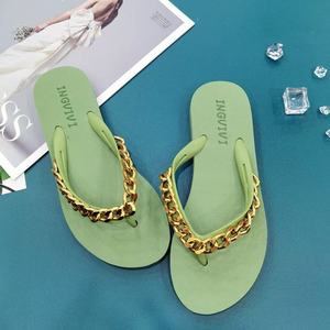 Sandalias de Plataforma con Punta Abierta y Brillantina para Mujer, Verano 2025, Moda para Exteriores, con Cadena, para Playa, Suela de TPU Antideslizante - Product Image 5