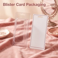 Maßgefertigte Kosmetik-Werkzeugverpackung Blisterkartenverpackung Klare Transparente PET-Schiebekarten-Blisterverpackung