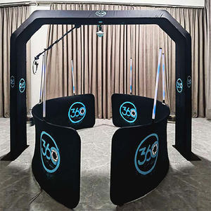 Photomaton portable rotatif automatique 3D 360 360 Spinner Degree Platform Business 360 Photo Booth aérien vert - Product Image 6