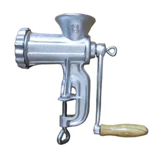 Cast Iron Handle Operating Meat Mincer Manual Meat Mixer Grinder