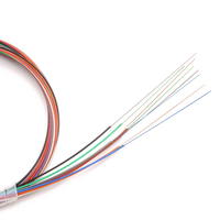 Acoplador FBT 1x2 OEM Personalizado, Divisor PLC de Fibra Óptica 1x2 Monomodo para Equipos Ópticos FTTH G657A1, Cabeza Redonda de Fibra Óptica