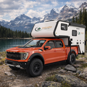 Ecocampor - Caravana Moderna de Alta Calidad para Camionetas, Ligera, 4x4, Deslizable, Tienda de Campaña para Camioneta, Capacidad para 3 Personas - Product Image 1
