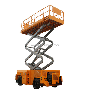 Wanlift Factory New All Rough Terrain 4X4 Electric Kubota <strong>Engine</strong> Steel Aerial Crawler Scissor <strong>Lift</strong> Platform 2000KG Lifting - Product Image 2