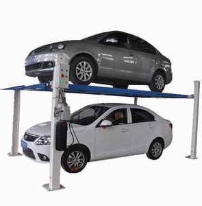 Sollevatore Idraulico Commerciale Cherish a 4 Colonne per Parcheggio <span class=keywords><strong>Auto</strong></span>, Capacità 3500kg, Certificato CE, Funzionamento Automatico per Veicoli - Product Image 4
