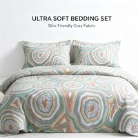 Prix usine 100% polyester tissu brossé motif personnalisé conception tissu imprimé dispersé pour la literie