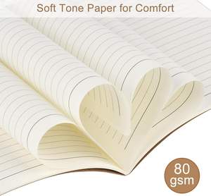 Carnet de notes en papier kraft personnalisé <span class=keywords><strong>2022</strong></span> format A5, couverture souple, cahier d'exercices de reliure à coudre, cahier d'affaires imprimé avec PP pas cher - Product Image 3