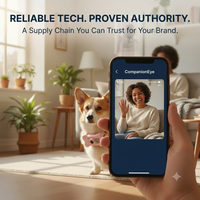Collier GPS intelligent pour animaux de compagnie OEM/ODM, solution de localisation et de suivi en temps réel à l'échelle mondiale