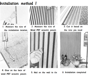 Pannello acustico con scanalatura in pet in legno a doghe pannello in poliestere acustico in legno riciclato al 100% per animali domestici - Product Image 5