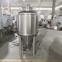 Fermenteur de bière à pression à température contrôlée de 250 L, cuve de fermentation conique isolée en SUS304 pour brasserie artisanale et brasserie publique