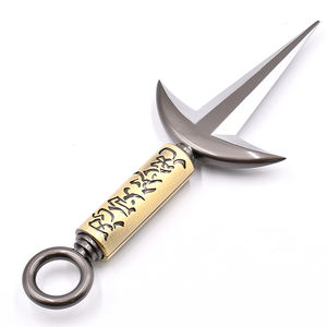 Offre Spéciale 23cm Anime porte-clés Ninja Kunai Cosplay accessoires accessoires métal pendentif épée porte-clés fabricants - Product Image 1