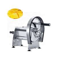 Nieuwe elektrische friet snijmachine, groentesnijder, -hakker en -slicer voor fruit, zoete aardappel, kool, ui, wortel, geschikt voor restaurants.