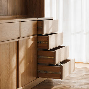 Mountain Glass <b>Sideboard</b> Log Large Board <b>Kitchen</b> Storage Cabinet Wall-Mounted Wine Cabinet Made in China - Product Image 3