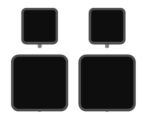 Xe Mới 3D 4 bánh liên kết aligner thiết bị máy màu đen vô hình mục tiêu tấm H3D mục tiêu x3d mục tiêu - Product Image 1