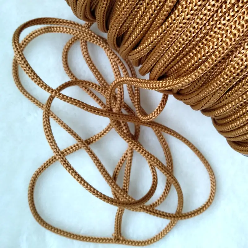CK001 fabricant fournir 5mm couleur marron PP corde à tricoter corde de crochet pour l'emballage