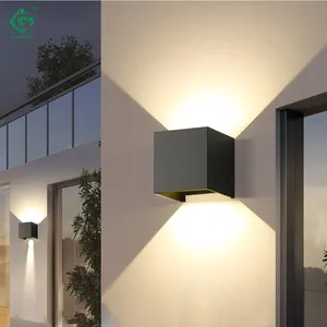 モダンな防水調節可能な屋外ウォールランプ壁取り付け用燭台外部照明器具LEDライト