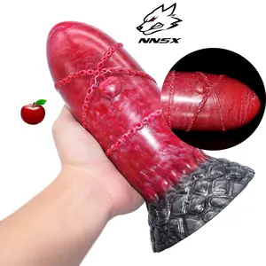 En çok satan FAAK-N511 büyük uzun ve yağ dildos masturbator kadın erkek için seks shop yetişkin seks ürün
