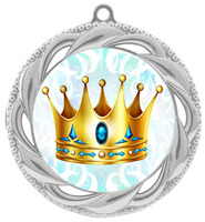 Médaille de couronne en relief sur mesure de fabricant Noble avec médaille de Budge de couronne d'artisanat de souvenir d'insertion personnalisée