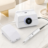 Machine à ongles professionnelle à induction haute vitesse 45K, 45W, avec pédale, pour salon et usage domestique