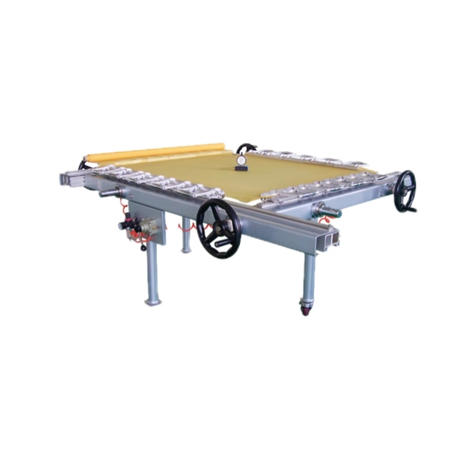 Padeen Easy to Operate Pneumatic Silk Screen Printing Mesh Stretcher for Frame Mesh/Screen Stretching Machine