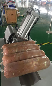 Machine de remplissage pneumatique semi-automatique de petit pain de viande facile à utiliser avec les composants en bois de noyau de moteur d'emballage de carton - Product Image 3