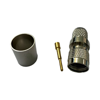 Connecteur Mini-UHF-J7 RF Mini UHF Mâle Connecteur Coaxial Sertissage RG8 RG213 400 Câble