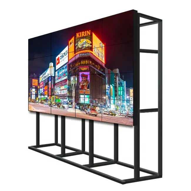 55 Inch 3X3 Quảng Cáo Kỹ Thuật Số 4K 46Inch 2X2 65 Inch LCD Video Tường 3X3 Trong Nhà