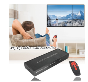 Bộ Điều Khiển Gắn Tường Video 4K HD 3X3 HDMI Bán Chạy Bộ Ghép Bộ Xử Lý Video + Bộ Đổi Nguồn + Điều Khiển Từ Xa + Hướng Dẫn Sử Dụng - Product Image 3