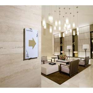 DURABLE - 4806-23 INFO SIGN A4 Panel de entrada vertical-EAN 4005546400082 SEÑALIZACIÓN Y MARCAS DE PISO SEÑALES DE PUERTA Y PICTOGRAMAS - Product Image 2