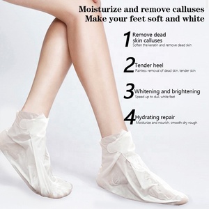 新オリジナルシートピールフットマスク ビタミンC ヒアルロン酸 ペプチド グリセリン アロエベラ 美白 保湿 ベビーソフト - Product Image 2