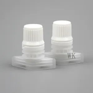 Manufacturer 18mm 20mm 22mm 33mm stand up cover plastic pour spout with caps for Doypack