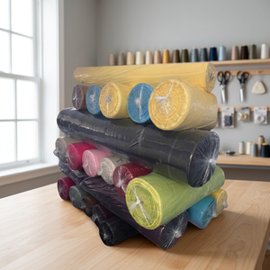 Tissu Sergé Léger en Coton Cardé Uni, Lot de Stock 150 g/m² 43/44 po pour Chemises et Robes - Product Image 3