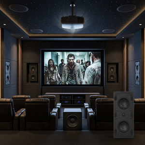 Sistema Audio Professionale per Cinema - Altoparlanti Integrati a Doppio Canale da <span class=keywords><strong>6</strong></span>,<span class=keywords><strong>5</strong></span> Pollici - Sistema Audio Home Theater da 300 Watt - Product Image 5