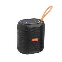 Haut-parleur portable d'extérieur sans fil 5W, batterie 1800mAh, lumière RGB, lecture carte TF, OEM disponible et vente en gros de haut-parleurs
