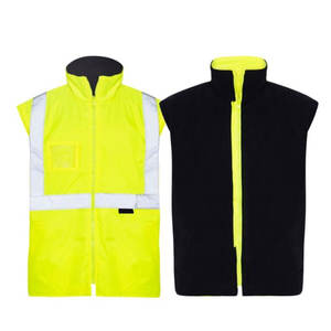 Veste de sécurité extérieure hautement protectrice et respirante, vente en gros personnalisée, haute visibilité, thermique, réfléchissante, imperméable, ANSI Classe 1 EN ISO - Product Image 4