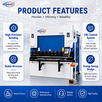 Presse plieuse CNC électro-hydraulique synchronisée entièrement automatique industrielle 200T 5000mm pour le pliage de tôles en aluminium et en acier au carbone