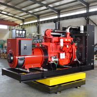 Groupe électrogène diesel silencieux EPA Ricardo à châssis ouvert, refroidissement par eau, triphasé, 200 kW, 300 kW, 400 kW, 220 V, 380 V, 50 Hz, avec ATS