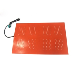 <span class=keywords><strong>Lit</strong></span> chauffant pour imprimante 3D en caoutchouc <span class=keywords><strong>de</strong></span> silicone flexible 220 volts 500x500 mm - Product Image 4