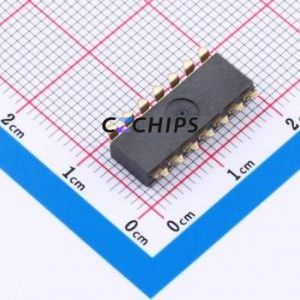 2.54-7P TPPT DIP Switch SMD Switch Flat Toggle, Groove Type Single Pole Single Throw 7 Gull Wing Type - Product Image 2