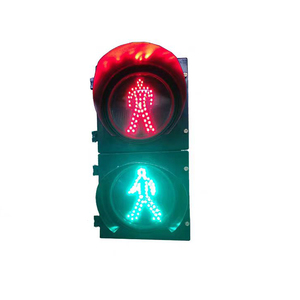 300mm LED静的歩行者信号機赤い信号機スマート信号機 - Product Image 1