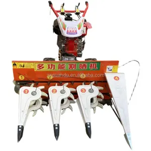 ZZGD Hot sale agriculture 178 diesel Mini Rice Harvester Machine Reaper Binder