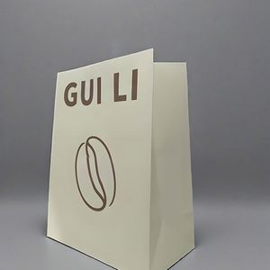 Kraft Paper Coffee Bag <b>Extra</b> <b>Large</b> Luxury Retail Packaging Paper With Handles Custom Logo Durable Eco - Product Image 6