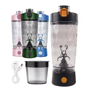 Bouteille <span class=keywords><strong>shaker</strong></span> électrique OEM sans BPA 650 ml, mixeur <span class=keywords><strong>blender</strong></span> sport et gym haute vitesse rechargeable USB pour la maison et la voiture - Product Image 1