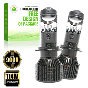 Kit d'ampoules <span class=keywords><strong>de</strong></span> phares LED MP4A à pilote externe 114W 9000LM, haute puissance stable 6500K, pour mise à niveau universelle <span class=keywords><strong>de</strong></span> motos et motos <span class=keywords><strong>de</strong></span> <span class=keywords><strong>route</strong></span> - Product Image 1