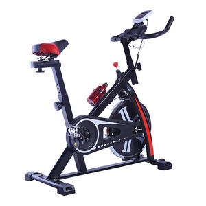 <span class=keywords><strong>Bicicleta</strong></span> estática de spinning <span class=keywords><strong>con</strong></span> volante de acero para ejercicio en casa o gimnasio - ¡Gran oferta! - Product Image 1