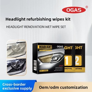 OGAS Kit de Nettoyage Humide pour <span class=keywords><strong>Phares</strong></span> – Élimine le Jaunissement et le Vieillissement des Abat-jour, Sans Meulage, Nettoyage, Placage, Protection Cristalline, Réparation 3490A - Product Image 5