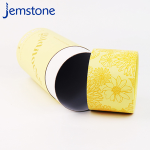 Caja de embalaje de cilindro de tubo de papel de materiales seleccionados biodegradables para regalo cosmético - Product Image 2