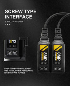 <span class=keywords><strong>Balun</strong></span> de Video Pasivo Simple de 8MP, 400M, AHD/CVI/TVI/CVBS, BNC RJ45, Transmisor de Par Trenzado, Monitor de Plástico Anti-interferencias - Product Image 6