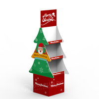 Arbre de Noël pliable en carton écologique avec design personnalisé gratuit - Vente en gros pour les fournitures de décoration de Noël