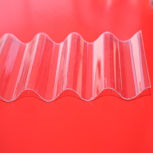 Lowes vật liệu <span class=keywords><strong>Polycarbonate</strong></span> trong suốt lượn sóng Bảng điều chỉnh nhựa tán cường độ cao PC sóng <span class=keywords><strong>Polycarbonate</strong></span> tấm lợp - Product Image 2