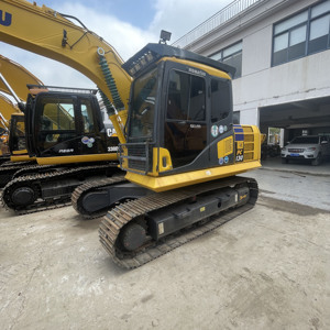 Excavatrice sur chenilles hydraulique KOMATSU PC130 d'occasion, 13 tonnes, matériel de construction - Product Image 5